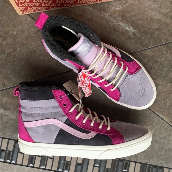 VANS Sk8-Hi 46 Mte Dx Mte Lilac Grey/Obsidian WMNS - Picture 2 of 16